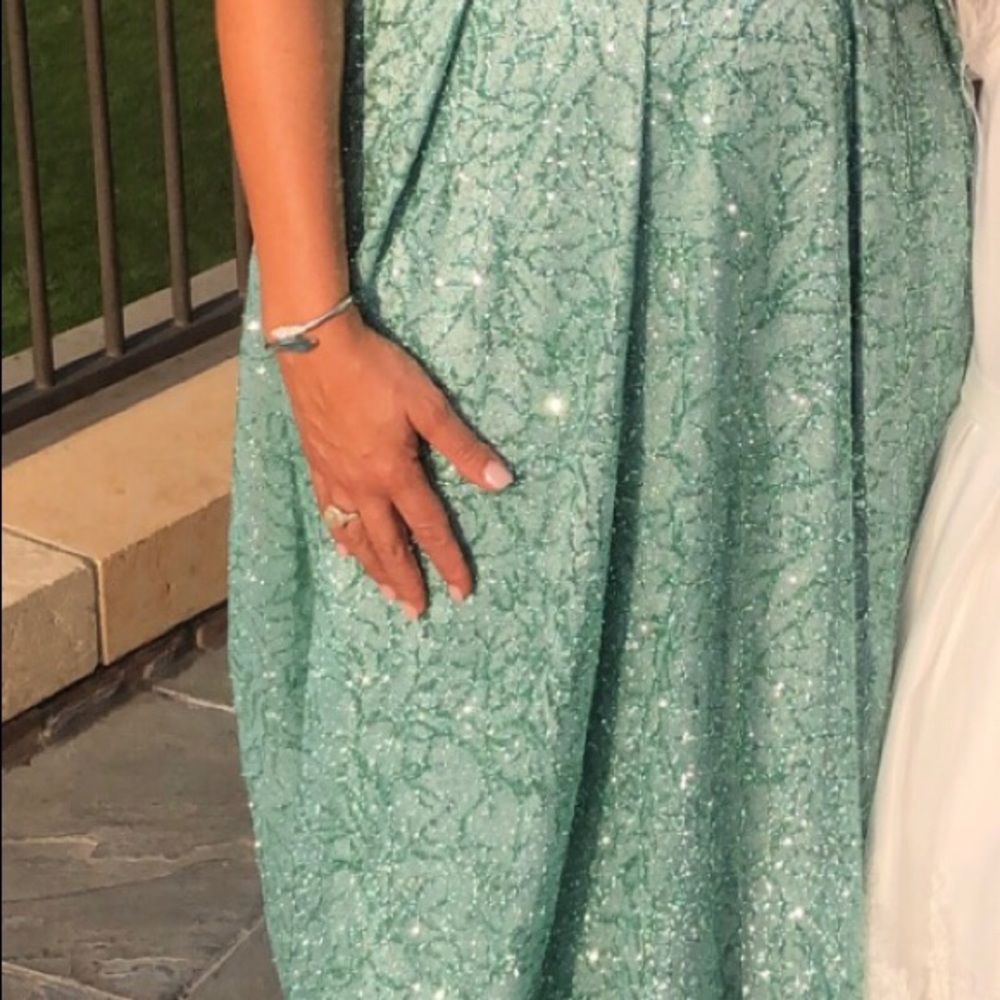 Long party dress one shoulder
